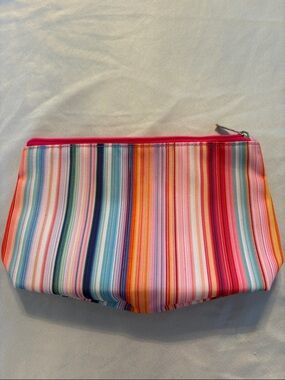 Clinique Cosmetic Pouch with Pink Zip